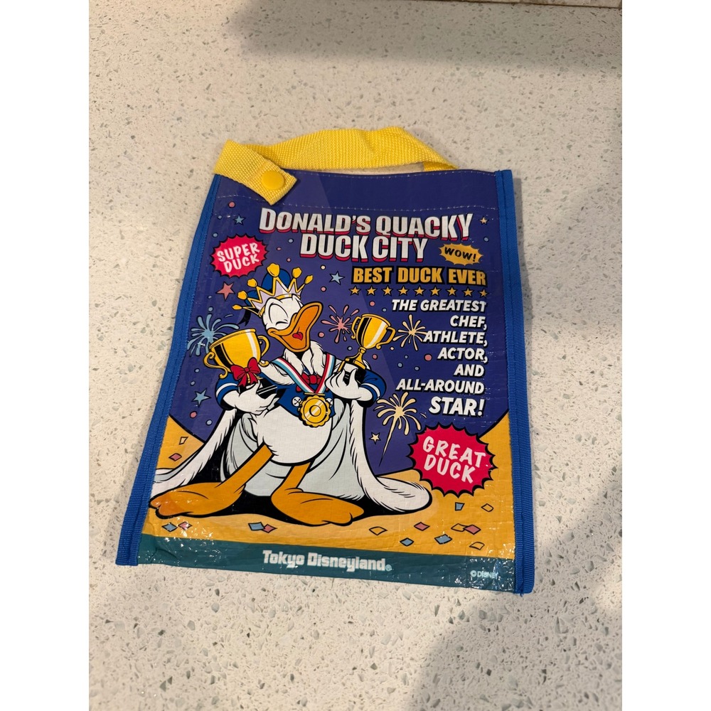 Tokyo Disney Resort "Donald's Quacky Duck City" Pal-Palooza Lunch Bag